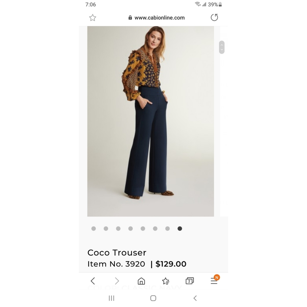 Cabi sz 14 black panta